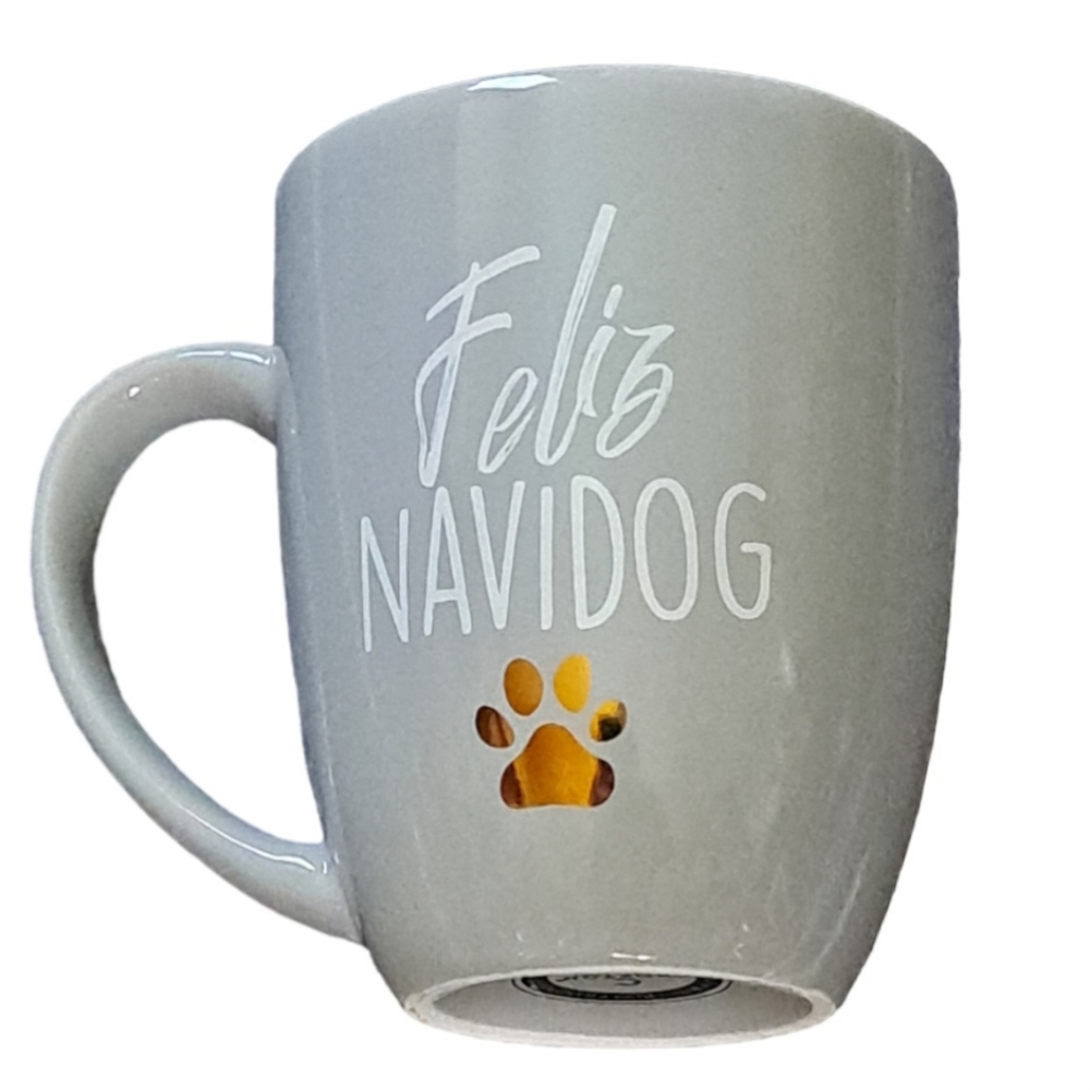 NWT Crofton Feliz Navidog Gray Coffee Tea Mug 16 fl oz.